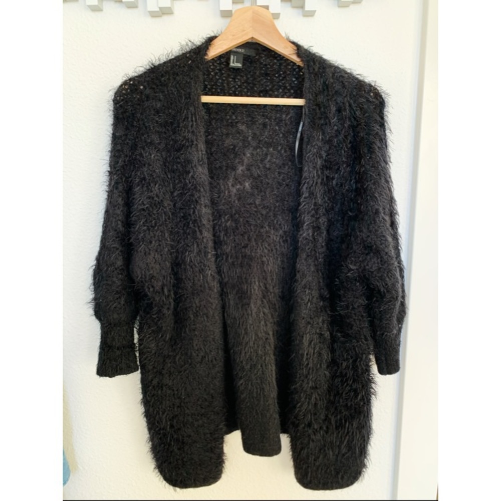 Forever 21 Fuzzy Teddy Cardigan